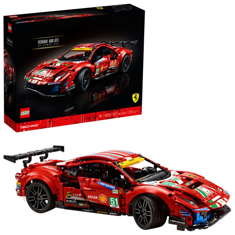 LEGO Technic - Ferrari 488 GTE AF Corse #51 (42125) Building Toy LOW STOCK