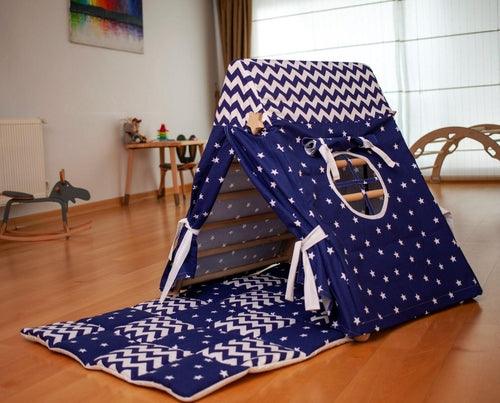 Climbing Triangle with Tent Cover, Mat, Ramp - Zoter Shop