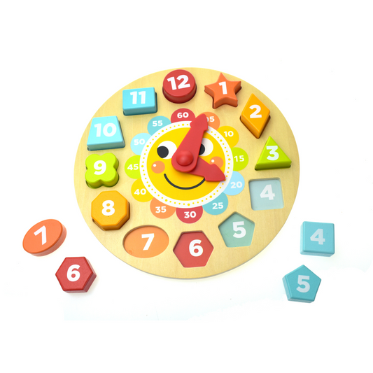 Wooden Clock Kids Puzzle