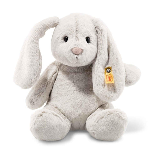 Steiff Soft Cuddly Friends Hoppie Rabbit 28 cm - Light Grey