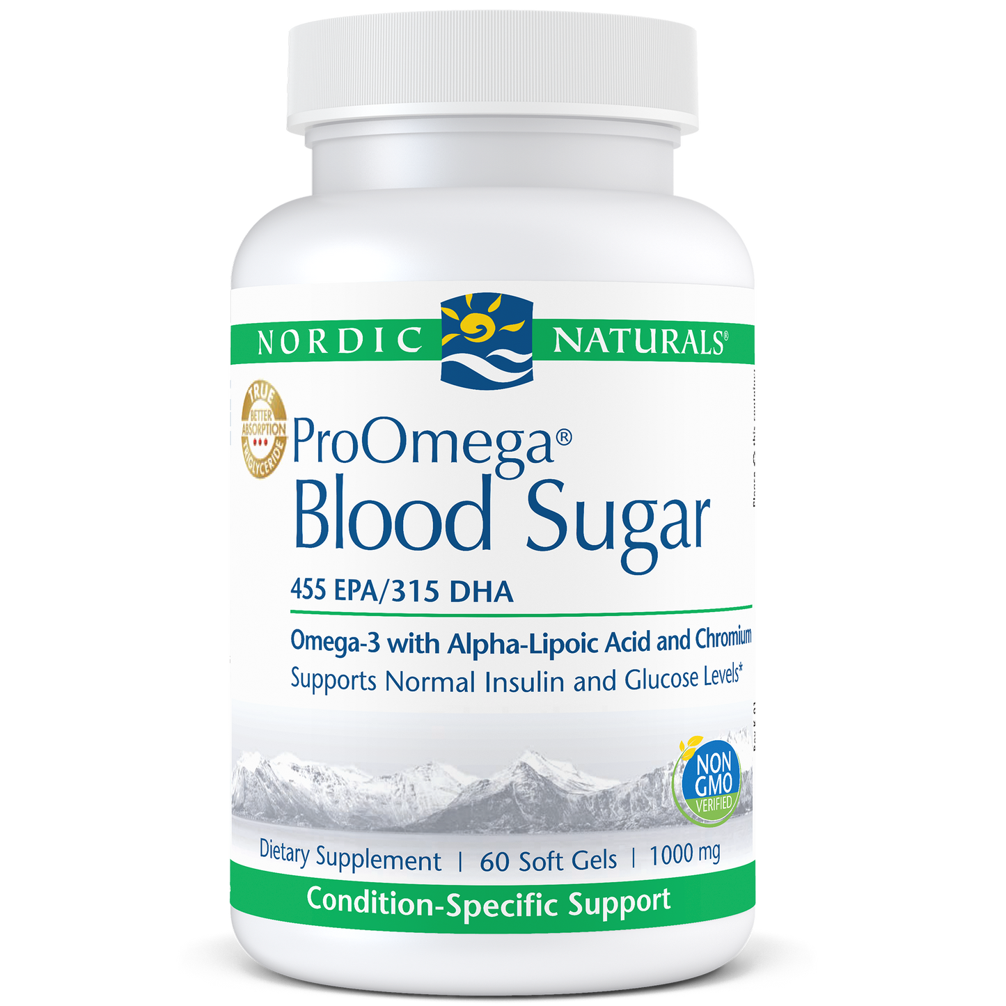 ProOmega Blood Sugar 1000 mg 60 gels