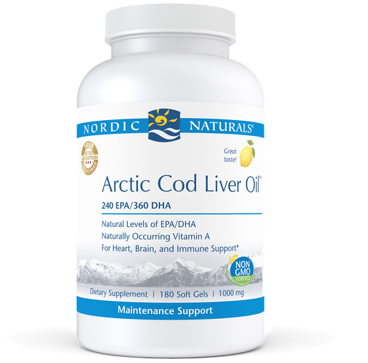 Arctic Cod Liver Oil Lemon 180