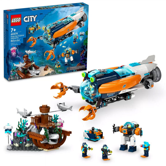 LEGO Deep-Sea Explorer Submarine Building Set (60379)