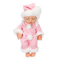 Adorable 30cm Imitation Baby Doll Toys with Soft Cloth Clothes and Realistic Features