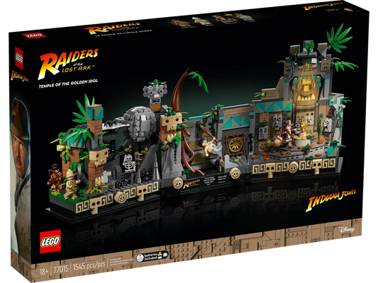 LEGO Indiana Jones - Raiders of the Lost Ark - Temple of the Golden Idol - Building Toy (77015)
