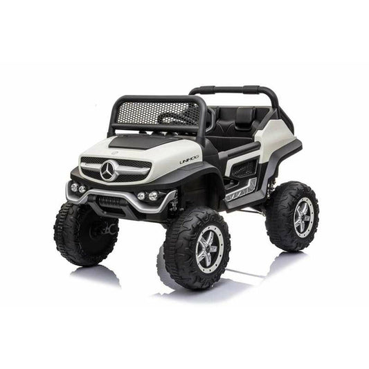 Children's Electric Car Injusa Mercedes Unimog Mini Black 12 V