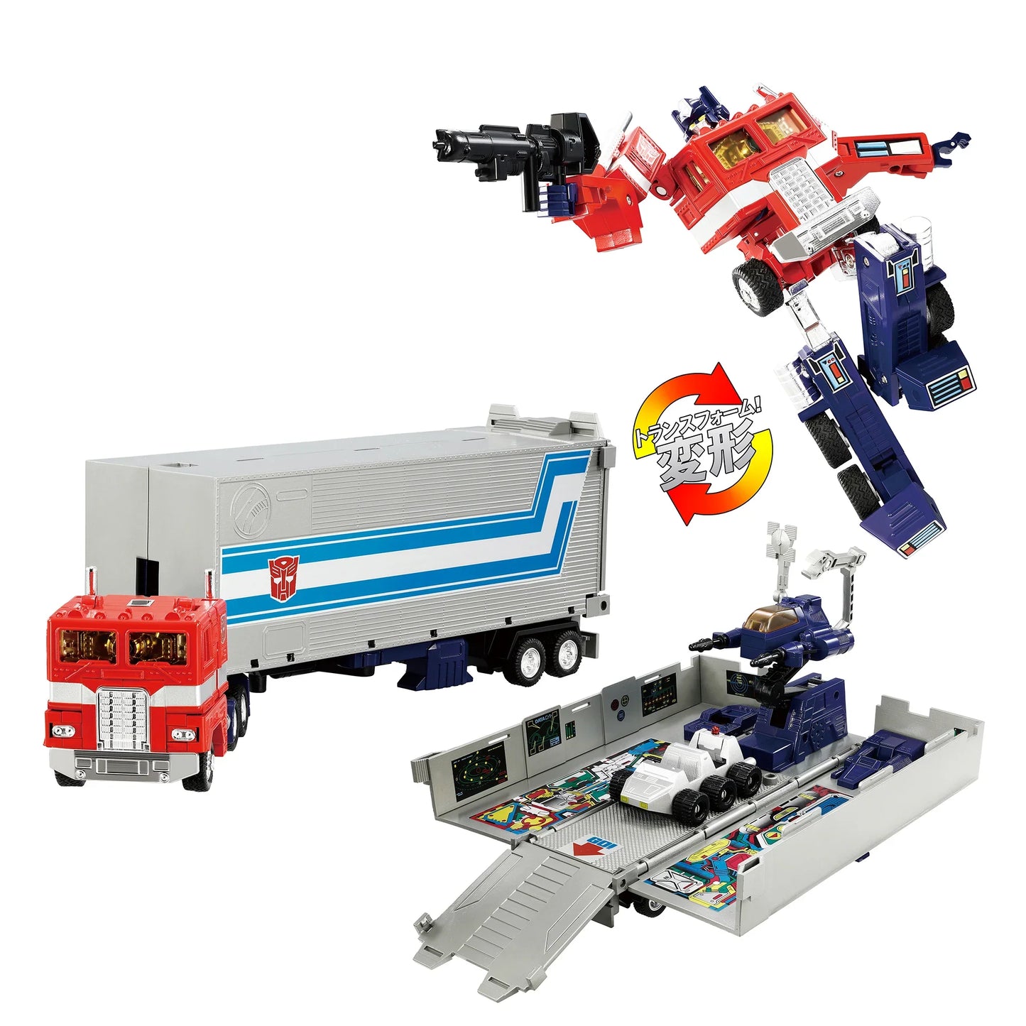 [PRE-ORDER] Transformers: Missing Link - Masterpiece C-01 Optimus Prime (Convoy) with Trailer Action Figure (G0831)