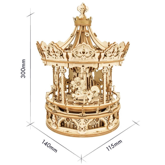 Robotime Rokr Music Box 3D Wooden Puzzle Game Assembly Model Building Kits