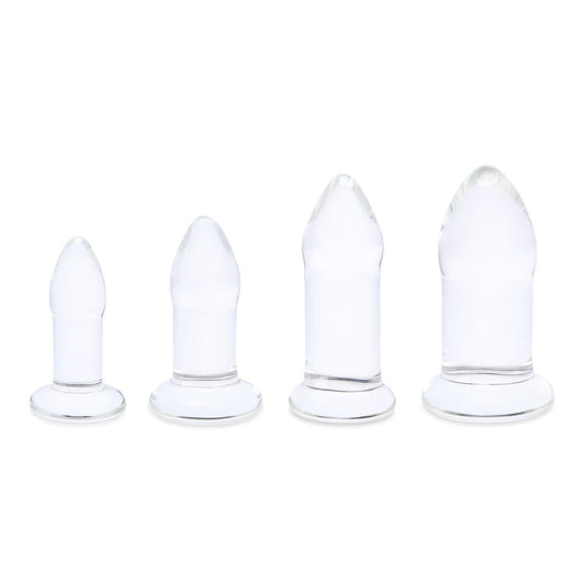 B-Vibe Glass Anal Dilators Set Intimates Adult Boutique