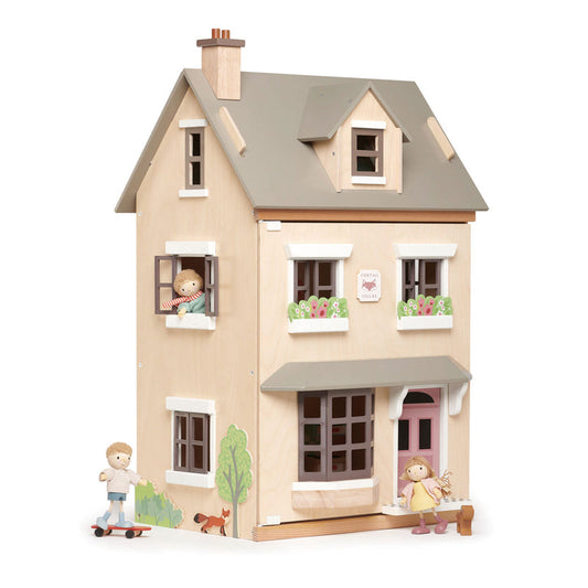 Foxtail Villa Wooden Doll House - With Furniture