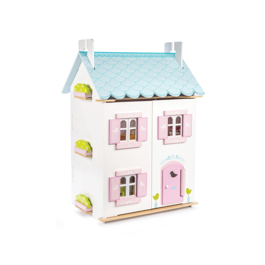 Bluebird Cottage Dollhouse & Furniture
