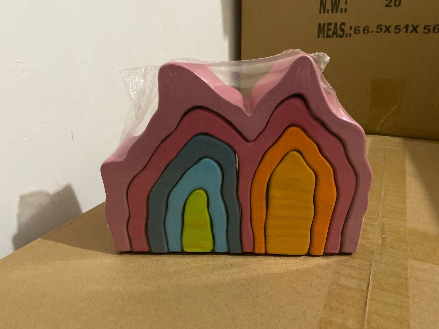 Jigsaw Puzzle Large 12-piece Arch Bridge Rainbow Building Blocks BENNYS