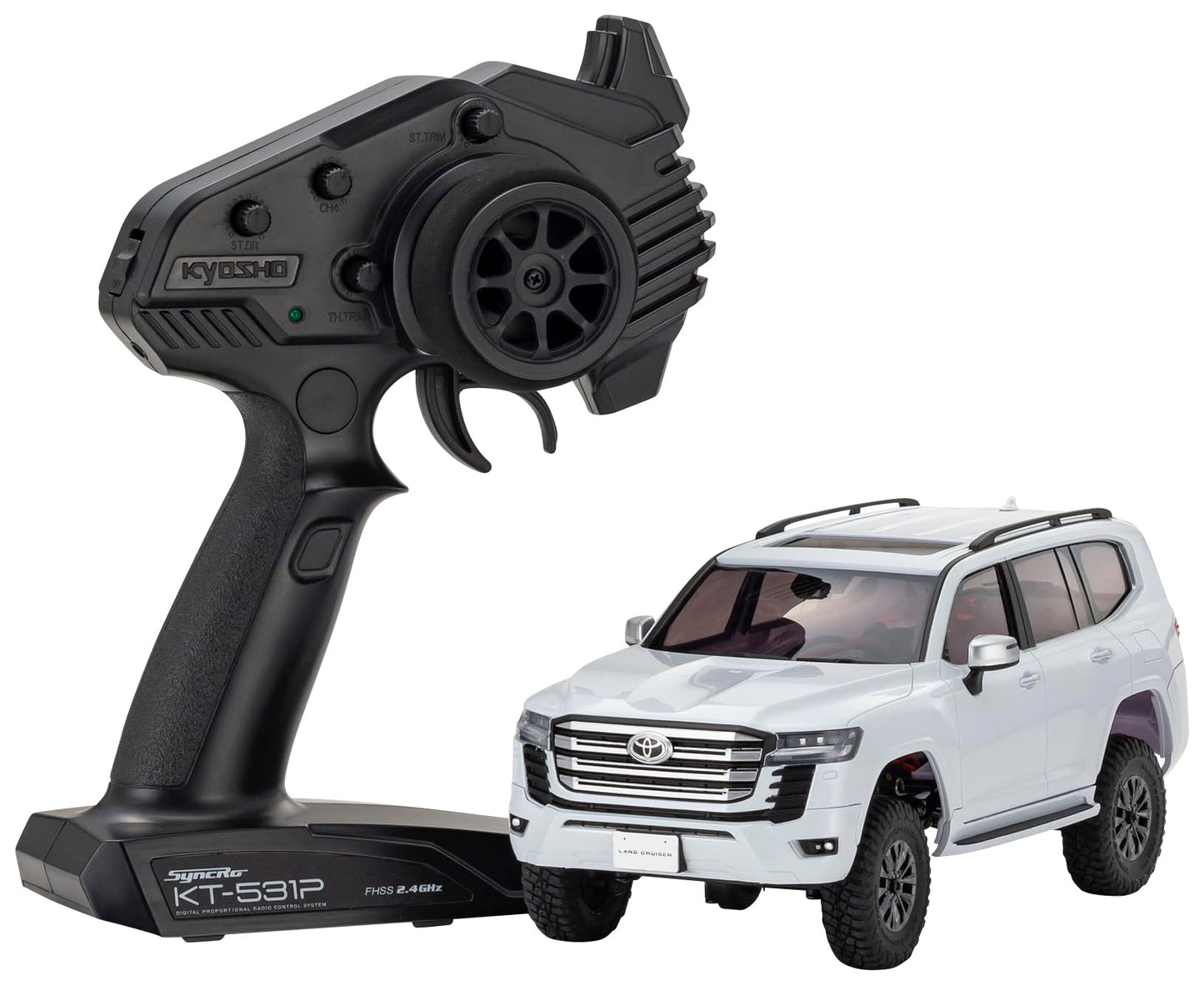 Kyosho Mini-Z 4x4 32533Pw Toyota Land Cruiser Precious White Pearl RC