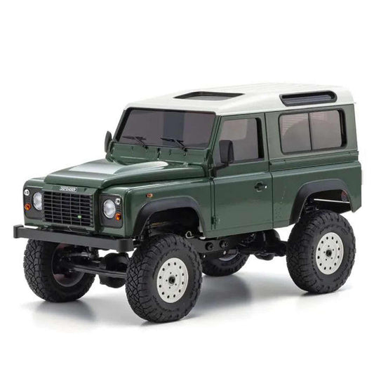 Kyosho Mini-Z 4x4 Readyset Land Rover Defender 90 Coniston Green 32529Gr