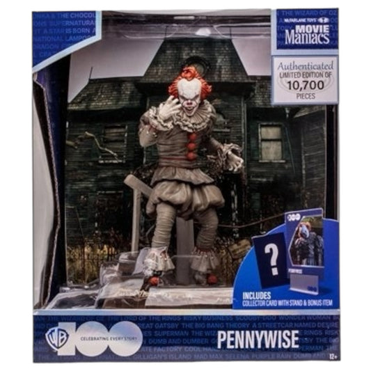 Movie Maniacs WB 100: It Chapter Two Pennywise Wave 5 Limited Edition 6-Inch Scale Posed Figure