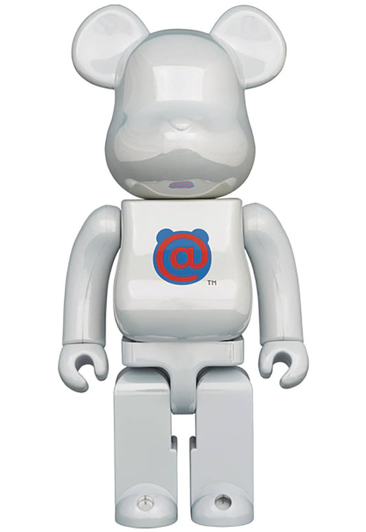 1ST MODEL WHITE CHROME 400% Be@rbrick