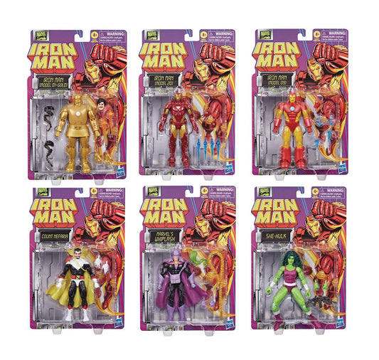 [PRE-ORDER] Marvel Legends Series - Iron Man Retro Collection Action Figure 6-Pack (F8998A)
