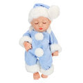 Adorable 30cm Imitation Baby Doll Toys with Soft Cloth Clothes and Realistic Features
