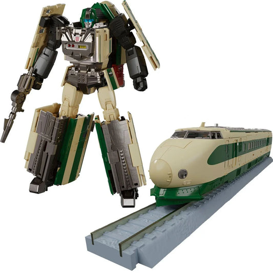Takara Tomy Transformers Masterpiece (MPG-03) Trainbot Yukikaze (Raiden Combiner) Action Figure (F8102)