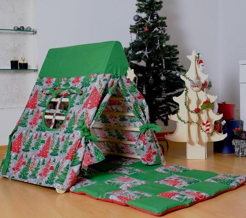 Climbing Triangle with Tent Cover, Mat, Ramp - Zoter Shop