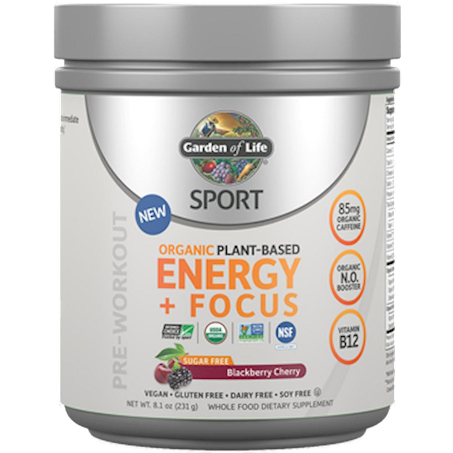Sport Org PreWorkout E+F SF BBChrr 231g