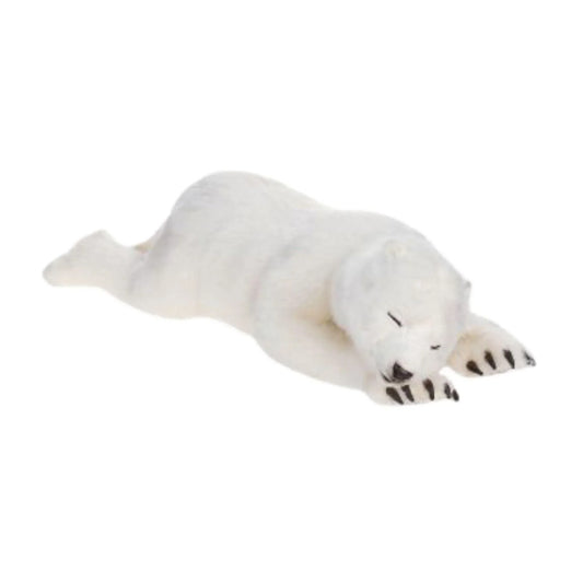 Stuffed Sleeping Polar Bear Cub