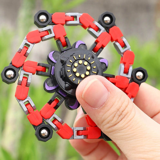 Transforming Mechanical Fingertip Spinner. Shop Spinning Tops on Mounteen. Worldwide shipping available.